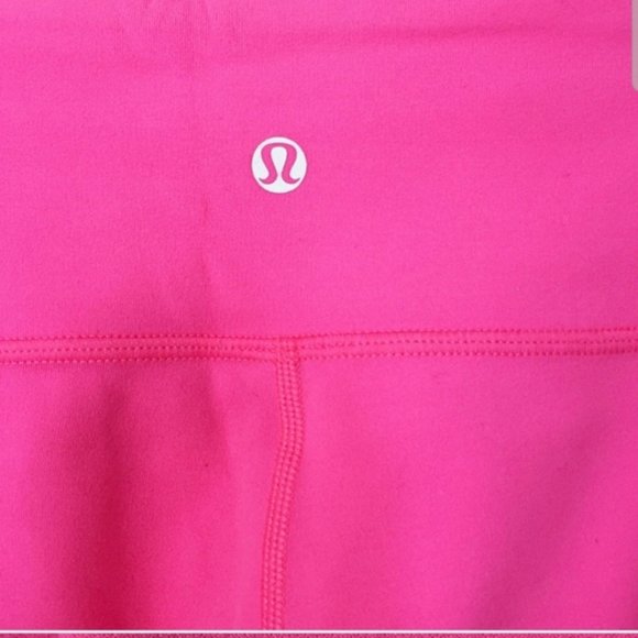 Lululemon pink reversible yoga pants soft pink - Picture 8 of 8